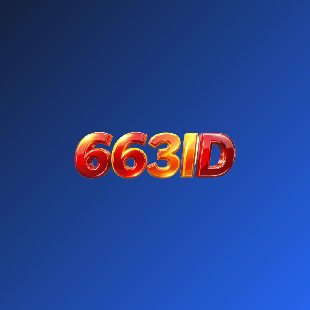 Vibrant 663ID logo design featuring bold heavy typography in bright red, yellow, and orange with a glossy 3D effect, displayed as a wide horizontal rectangular wordmark on a transparent background